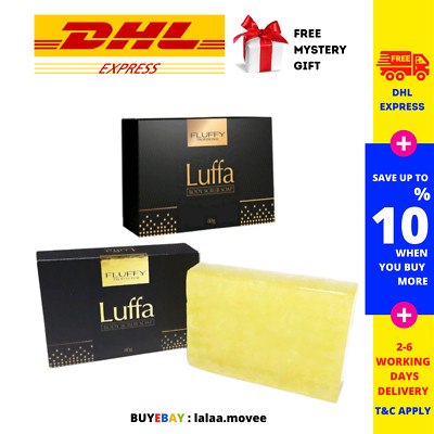 Luffa Body Scrub Soap 10 pcs X 80G to Dead Skin Cells & Remove Dirt DHL EXPRESS