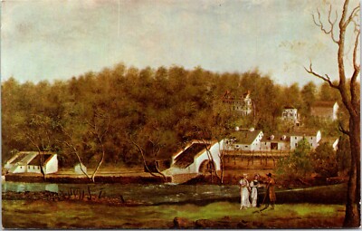 Postcard Bass Otis Art Hagley Museum Brandywine Park Wilmington Delaware B126