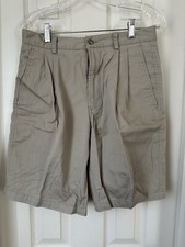 Mens khaki Pleated Front pants