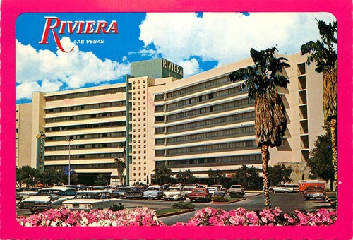Postcard The Riviera Hotel, Las Vegas, Nevada - circa 1960s view - 第 1/2 張圖片