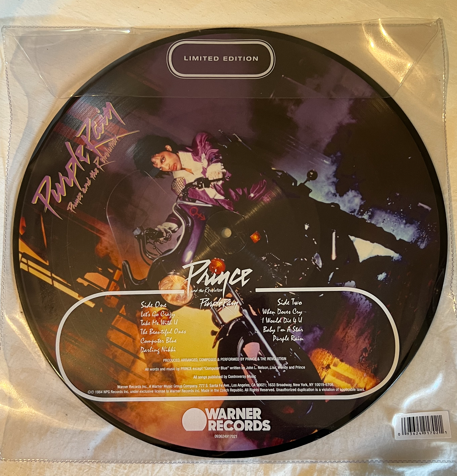 Prince and the Revolution Purple Rain Limited Edition LP People Magazine 2020