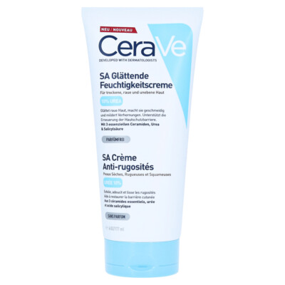 CeraVe  SA Urea Glättende Feuchtigkeitscreme  177 g, ,Pzn 15660825