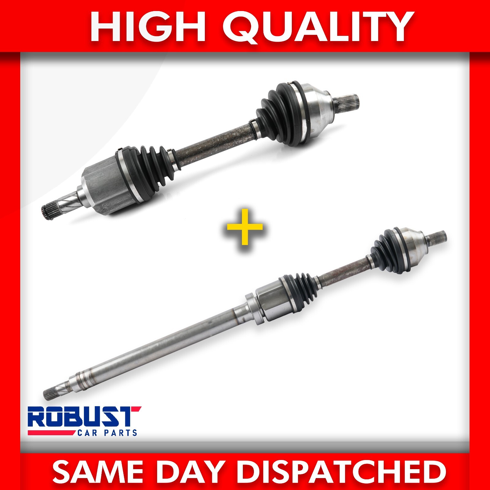 DRIVE SHAFT SET FOR FORD FOCUS 2.5 ST LOWERED & REMAPPED CARS (MODIFIED