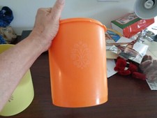 Vintage Tupperware  Orange Canister 807