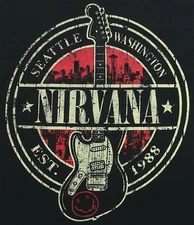 Nirvana Iron On Transfer For T-Shirt + Other Light & Dark Color Fabrics #3