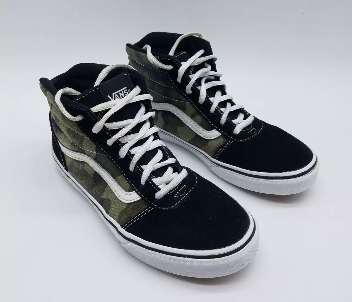 Vans Old Skool Sk8 Camo High Top Youth s Size 5 Sneakers Black