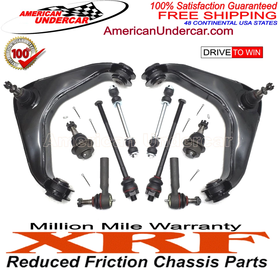 Kit de dirección de varilla de amarre de rótula de brazo de control XRF Chevrolet GMC Hummer 1999-2010 Foto 2 de 4