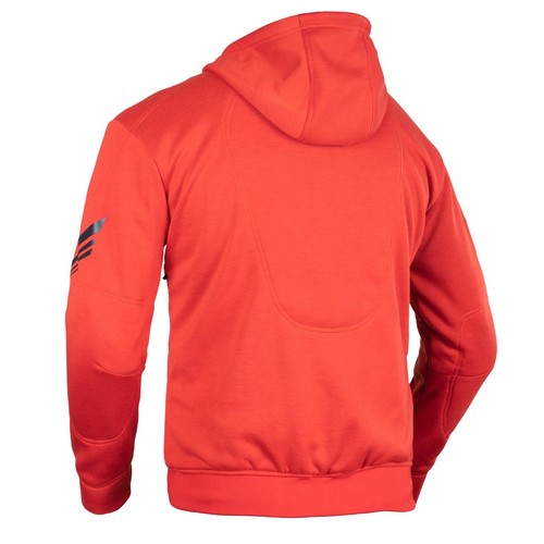 Oxford Super Hoodie 2.0 Mens Motorcycle Motorbike Aramid Armoured Fleece -Red - Picture 4 of 16