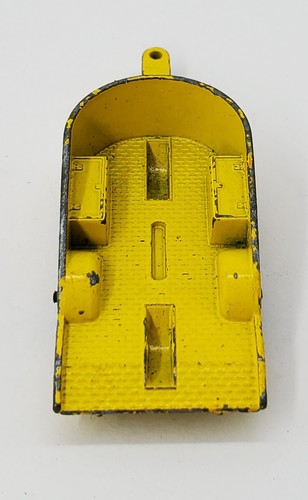 HONDA M/CYCLE TRAILER MATCHBOX BY LESNEY ENGLAND 3" YELLOW METAL GENUINE - Picture 2 of 2