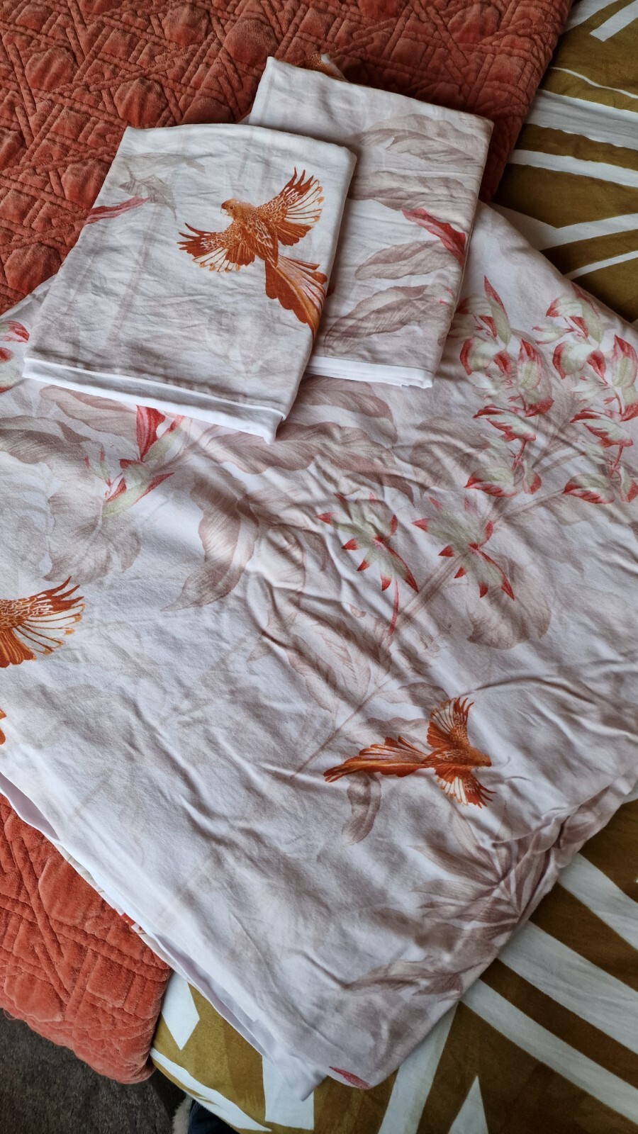 Ted Baker king duvet cover and 2 x pillow slips Rhapsody eBay