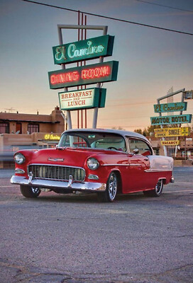 Blechschild 20x30 Oldtimer El Camino breakfast lunch  Wand Deko Bar Kneipe Cafe