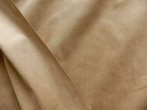 Light Camel Medium Authentic Premium Alcantara Mircofibre Suede-like Fabric 2M - Picture 8 of 16