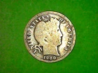 1900 P...Barber Dime... nice hole filler...205