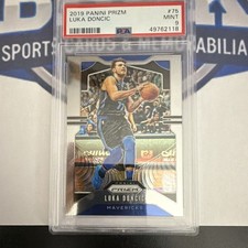 Panini 2019-20 Prizm Luka Dončić #75 Dallas Mavericks PSA 9 NBA Rookie Card 🔥