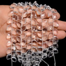 Natural Crystal Gemstone Pear Shape Faceted Beads 10X7X4 mm Strand 15-18 Pcs