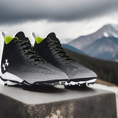 NWOB Under Armour Hammer 2.0 MC Football Cleats Shoes Black 