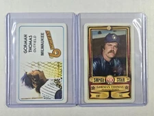 (2) GORMAN THOMAS Perma-Graphics Lot 1981, 1983 Brewers 