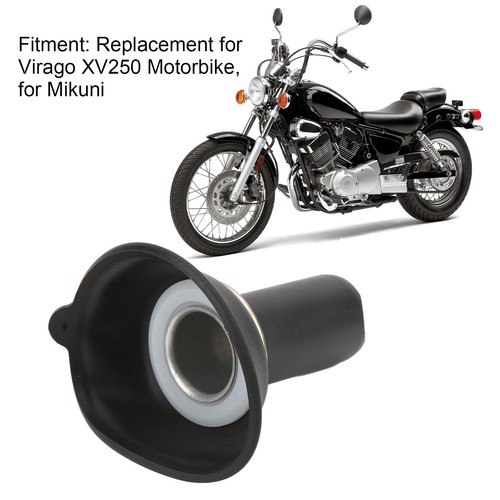 *23.9mm Motorbike Carburetor Plunger Diaphragm Black Rubber For Virago XV250 - Picture 11 of 12