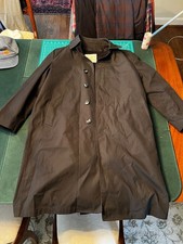 Vintage London Fog mens black trench coat late 70s/80s, size 40 Short