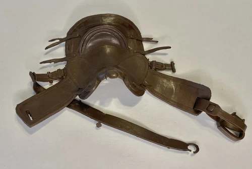 Vintage Marx Best Of West Horse Saddle Brown Cinch 1 Stirrup