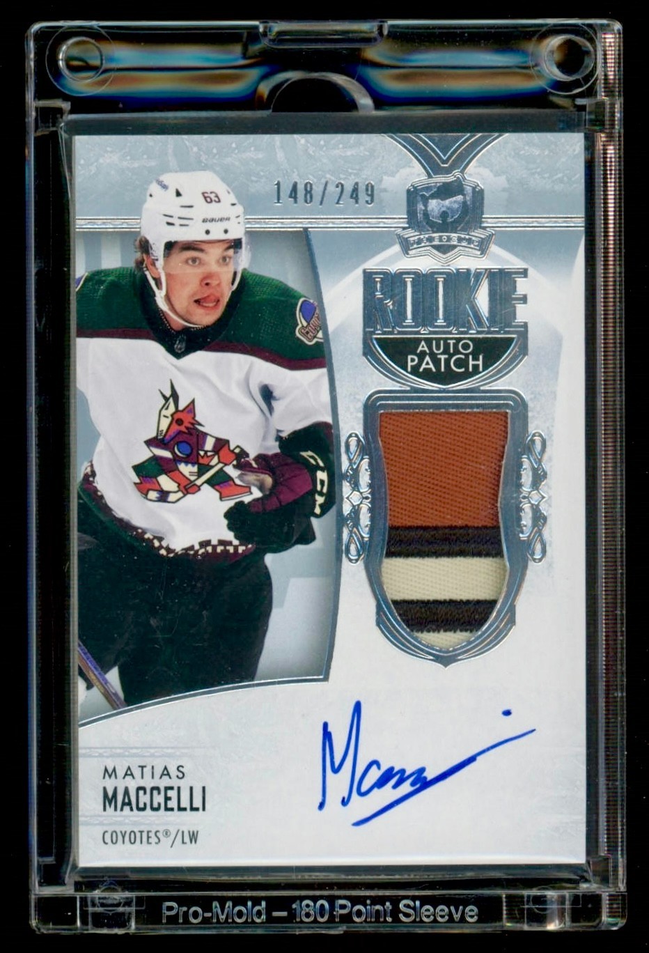 2022-23 Upper Deck the Cup - TRUE RPA Rookie Auto Patch MATIAS MACCELLI /249