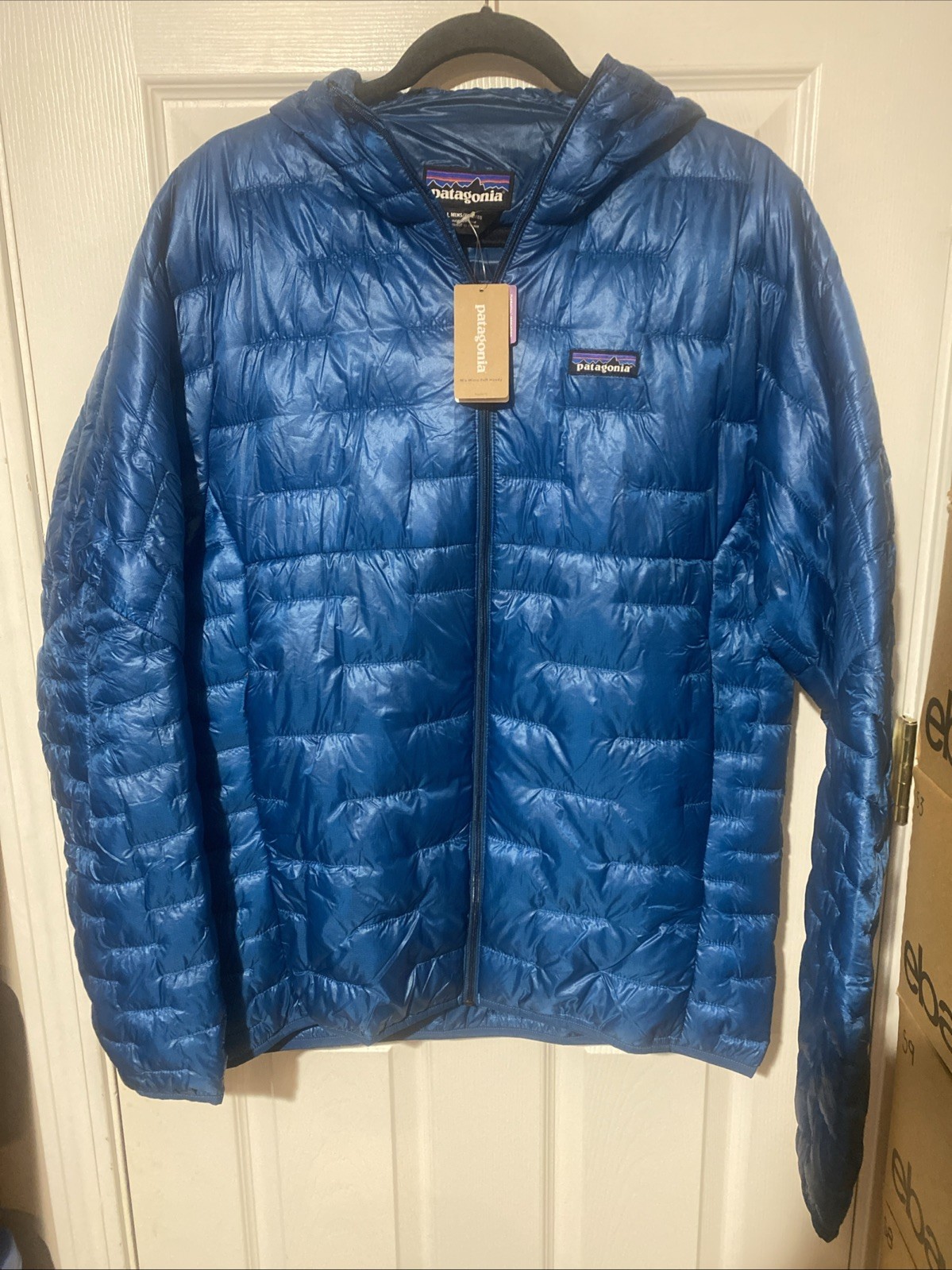 Nueva Chaqueta con Capucha Con Etiqueta Patagonia Micro Puff Talla Grande