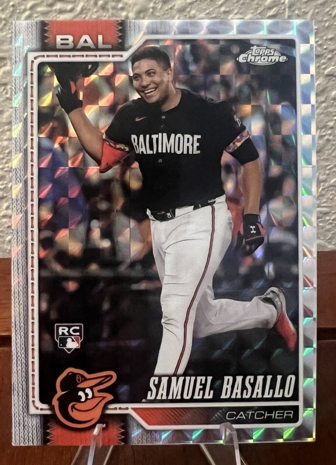 2026 Topps Chrome - Samuel Basallo #7 Geometric Refractor (RC)