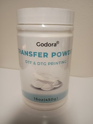DTF Powder White Digital Transfer Hot Melt Adhesive DTF & DTG Printing Godora 