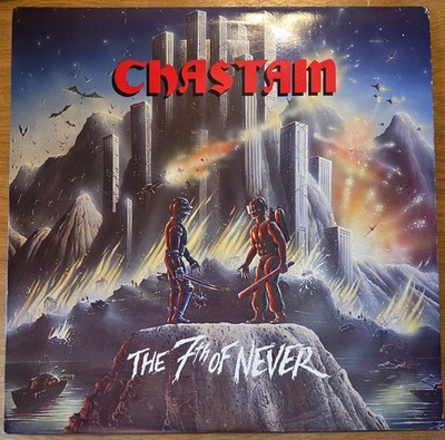 Chastain-7th Of Never-First Press 1987 Record Vinyl Lp Leviathan Records, DIO 