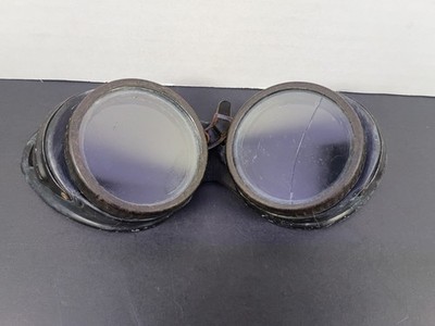 Vintage WILLSON Welding GOGGLES SAFETY GLASSES Steampunk Motorcycle Aviation USA