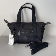 Kipling Rich Black Art Medium Mini Crossbody NWT
