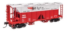 Walthers ~ HO Scale ~ ACF 1958 Cu Ft Covered Hopper ~ Halliburton HWCX #40909