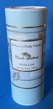 Camille Beckman Perfumed Body Powder 3 oz - White Lilac Scent NEW