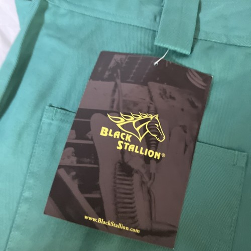 Black Stallion Mens Pants Green FR Fire Resistant 42W 32L 4232 Welding NWT FS! - Picture 7 of 10