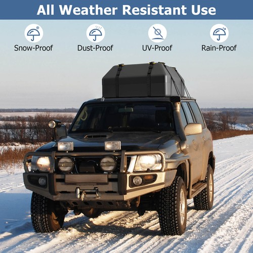 15 Cu.Ft Car Roof Bag 100% Waterproof Roof Top Luggage Bag for All Vehicles - Picture 4 of 10