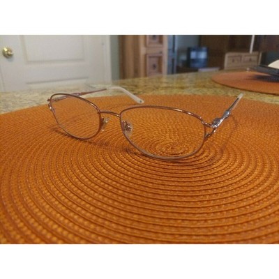 Laura Ashley Cora Peony Pink Women Glasses Eyeglasses Frames used 53-17-130