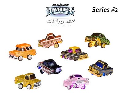 Car Tuned Lowriders ローライダー8台コンプリート セット CarTuned / カーチューンド Lowriders Show Glow Series2 1/64