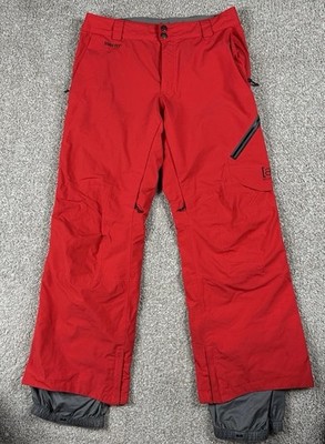 Burton AK Cyclic Snow Pants Men s Medium Red  GORE-TEX 2L Waterproof 33x31