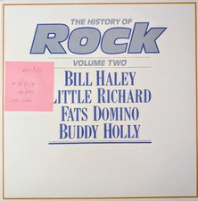 The History Of Rock Bill Haley Little Richard Vinyl Record VG+/VG HRL002 1981