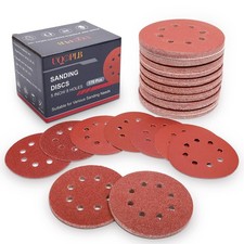 170 Pcs 5 Inch Sanding Discs, 8-Hole Hook and Loop Round Sandpaper for Random... 0.17 per gallon