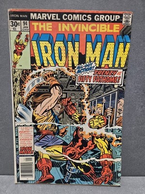Iron Man #94 Vol. 1 1977 Marvel Comic The Invincible