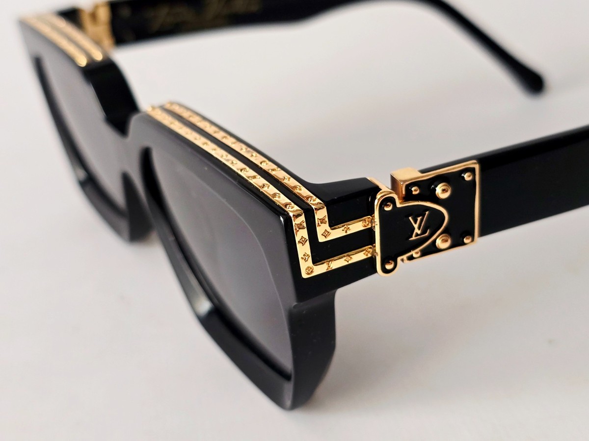 Louis Vuitton Sunglasses 1.1 Millionaires Z1165W Black Gold