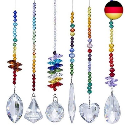H&D HYALINE & DORA Bunte Kristall Regenbogen Sonnenfänger Hängende Chakra Glas A