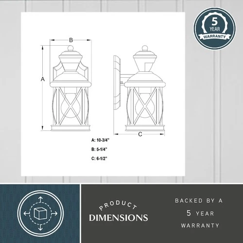 Vaxcel Lighting T0713 Henderson 11" Tall Wall Sconce - Black - Picture 9 of 12