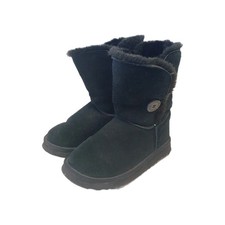 ​UGG Australia Bailey Button Boots - Black Suede Sheepskin - UK 5 / US 7 (11)