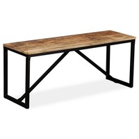 Sitzbank Massiv-Mangoholz 110 X 35 X 45 Cm