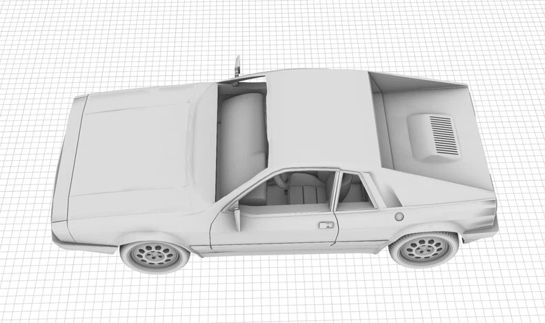 3D Printing 1/72 Lancia Montecarlo car Unpainted - Image 2 of 4