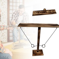 Trinkspiel aus Holz Partyspiel Saufspiel Ring Toss Haken Party Wurfspiel