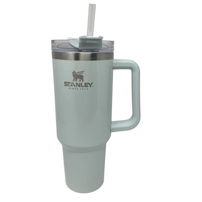 Stanley Flowstate Quencher H2O Double Vacuum Insulate Tumbler 40oz Mint Glitter