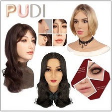 Realistic Silicone Female Face Mask Crossdresser Head Mask For women For Cosplay